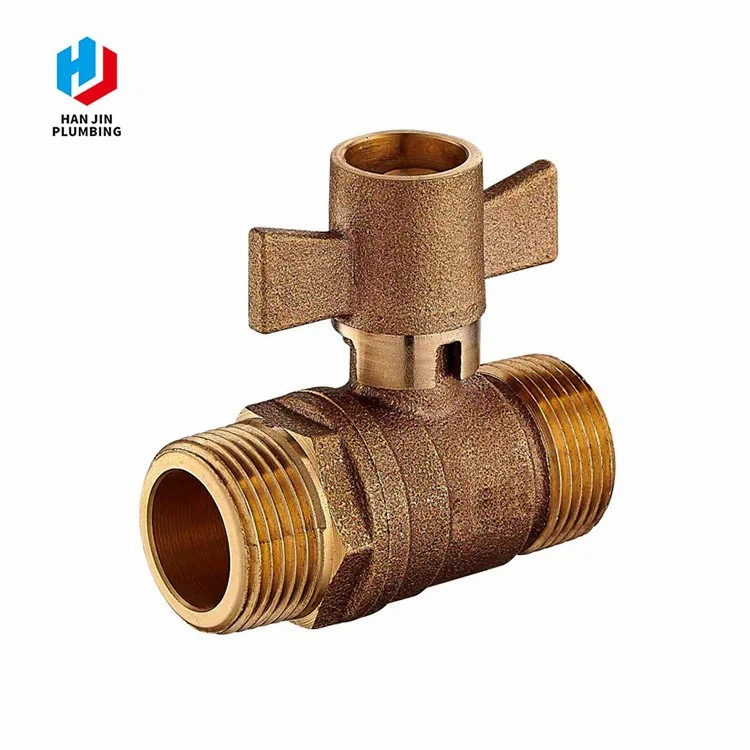 Van bi đồng có tay cầm bướm
